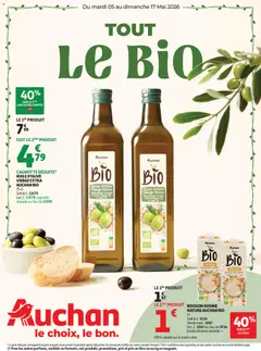 Prévisualisation de Auchan Sélection bio hypers du magasin Auchan formulaire valide 05/05/2026