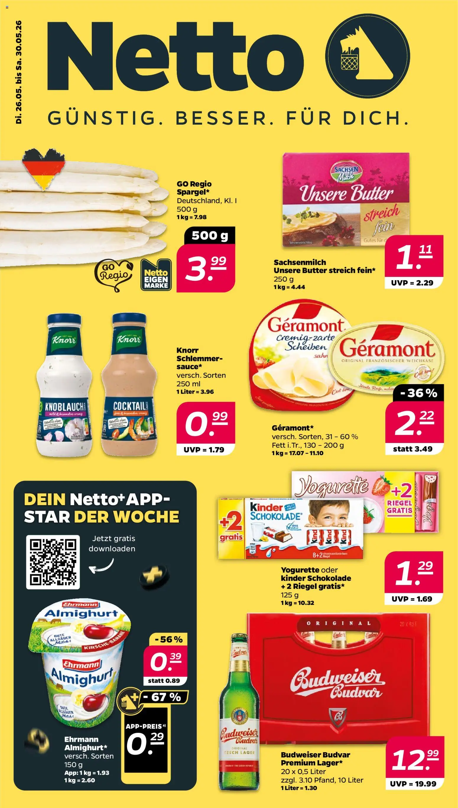 Vorschau von dem Prospekt des Geschäftes Netto, gültig ab dem 26.05.2026