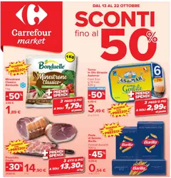 Anteprima dell'opuscolo Carrefour volantino Market dal negozio Carrefour valido da 13/10/2026