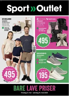 Forhåndsvis Sport Outlet kundeavis fra butikk Sport Outlet gyldig fra 05/05/2026