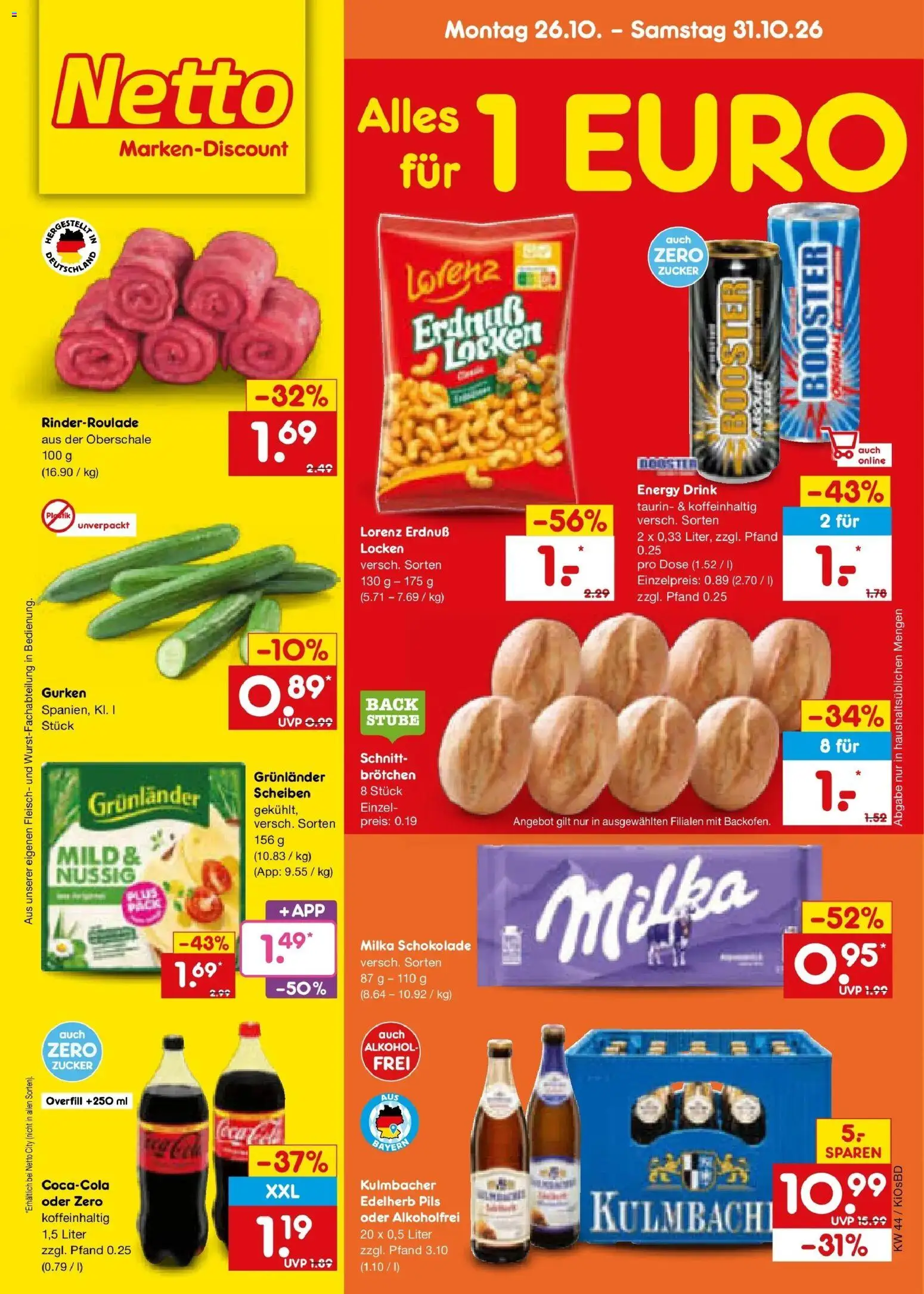 Vorschau von dem Prospekt des Geschäftes Netto Marken-Discount, gültig ab dem 26.10.2026