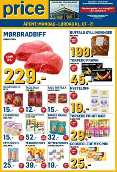 Forhåndsvis Price Lagerbutikk annonser fra butikk Price Lagerbutikk gyldig fra 17/07/2026