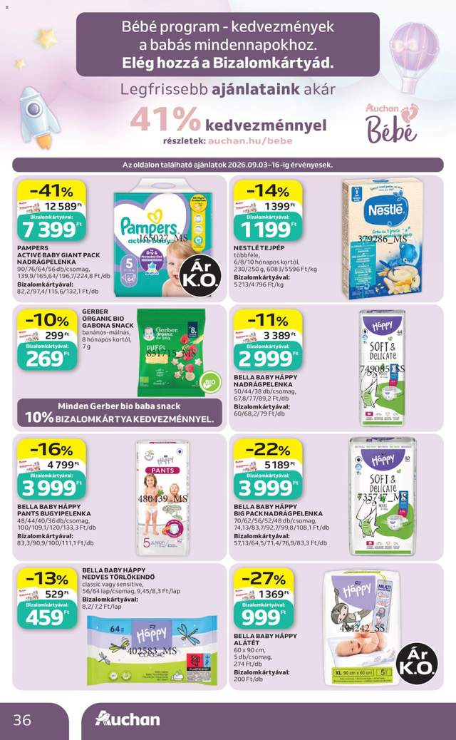 Új Auchan akciós újság 09.03.