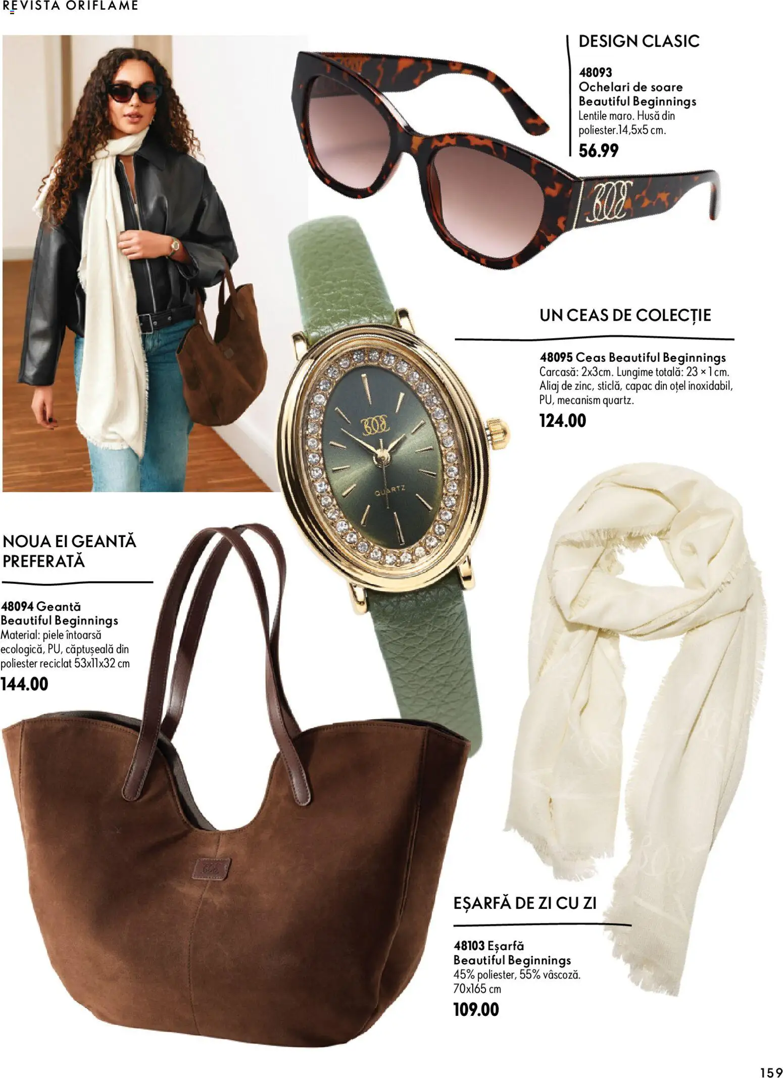 Previzualizarea de cataloage: Oriflame Oriflame Catalog 15 2026 valabil de la 11.11.2026 - Ceas, Ochelari de soare, Geantă, Ochelari, Eșarfă, Carcasă