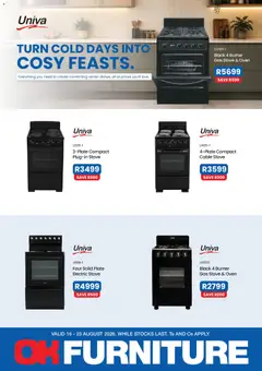 Preview of OK Furniture flyer valid from 16/08/2026