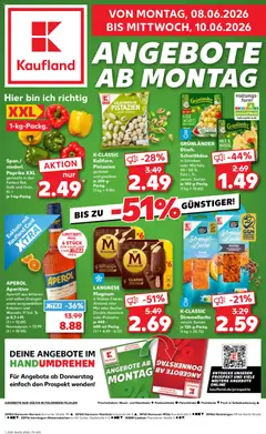 Vorschau von dem Prospekt des Geschäftes Kaufland, gültig ab dem 08.06.2026