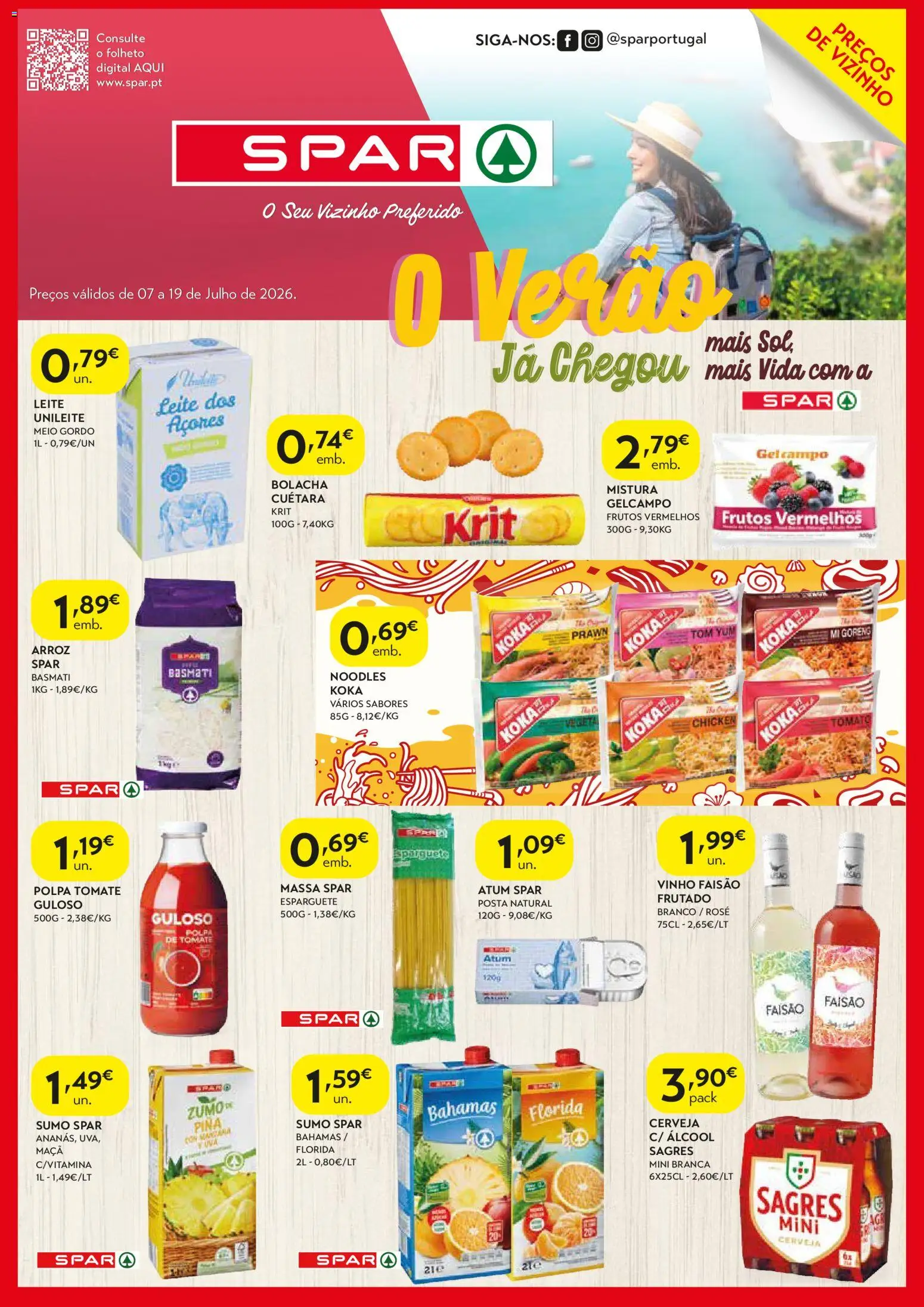 Pré-visualização do folheto da loja Spar válida a partir de 07/07/2026