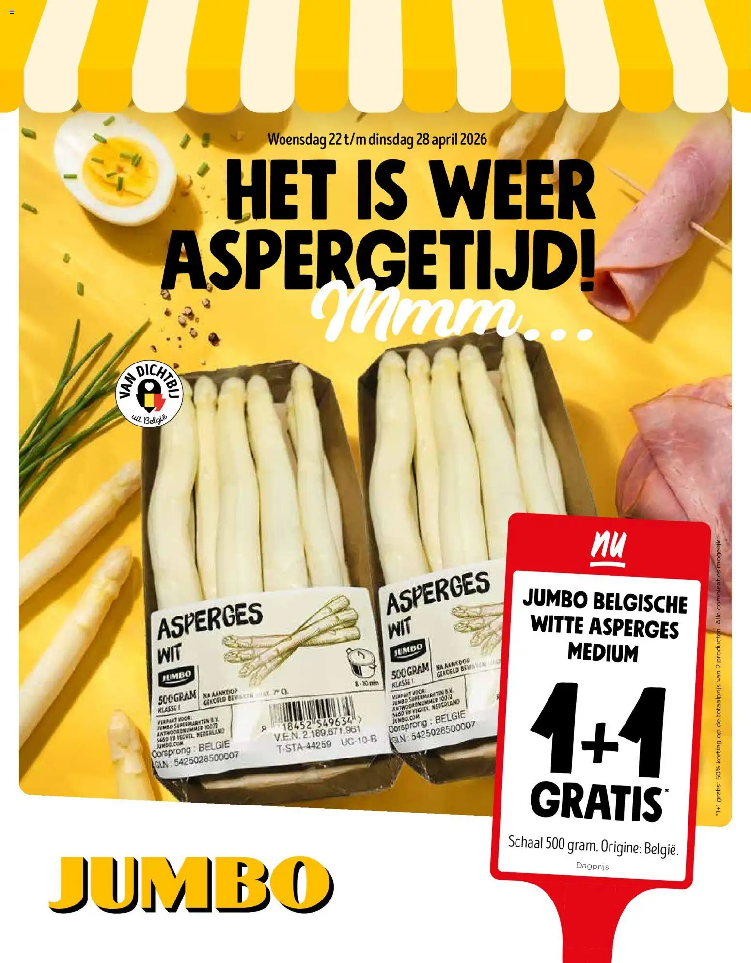 Voorbeeld van JUMBO Folder / Publicité van winkel JUMBO geldig vanaf 22/04/2026