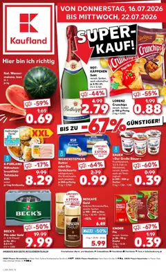 Vorschau von dem Prospekt des Geschäftes Kaufland, gültig ab dem 16.07.2026