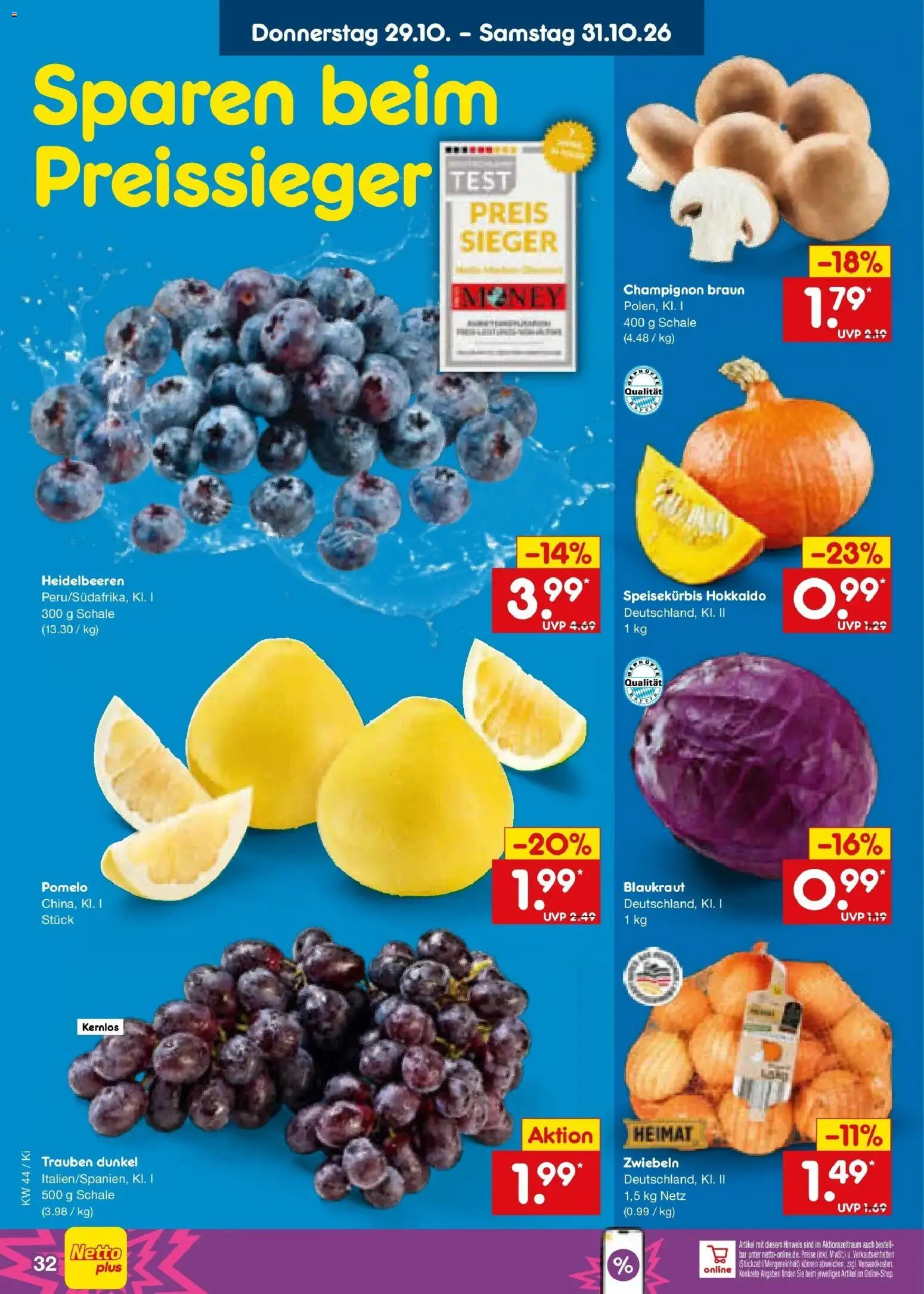 Vorschau von dem Prospekt des Geschäftes Netto Marken-Discount, gültig ab dem 26.10.2026