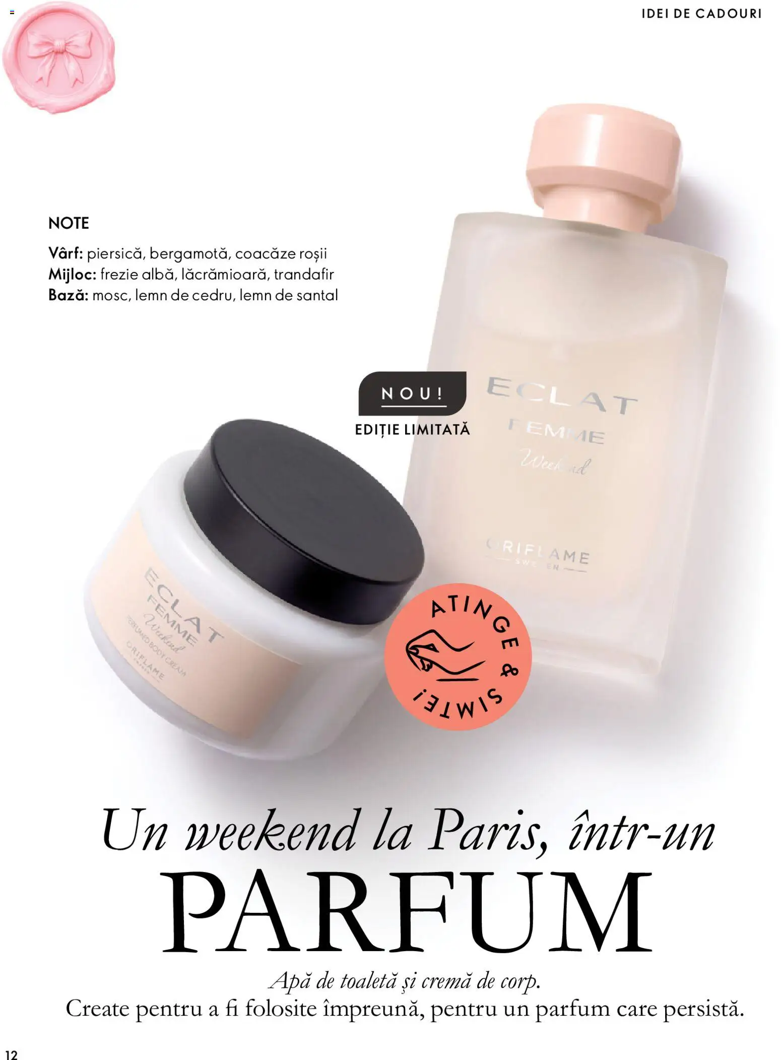 Previzualizarea de cataloage: Oriflame Oriflame Catalog 15 2026 valabil de la 11.11.2026 - Apă, Parfum, Body, Toaletă, Trandafir, Cremă, Roșii, Apă de toaletă