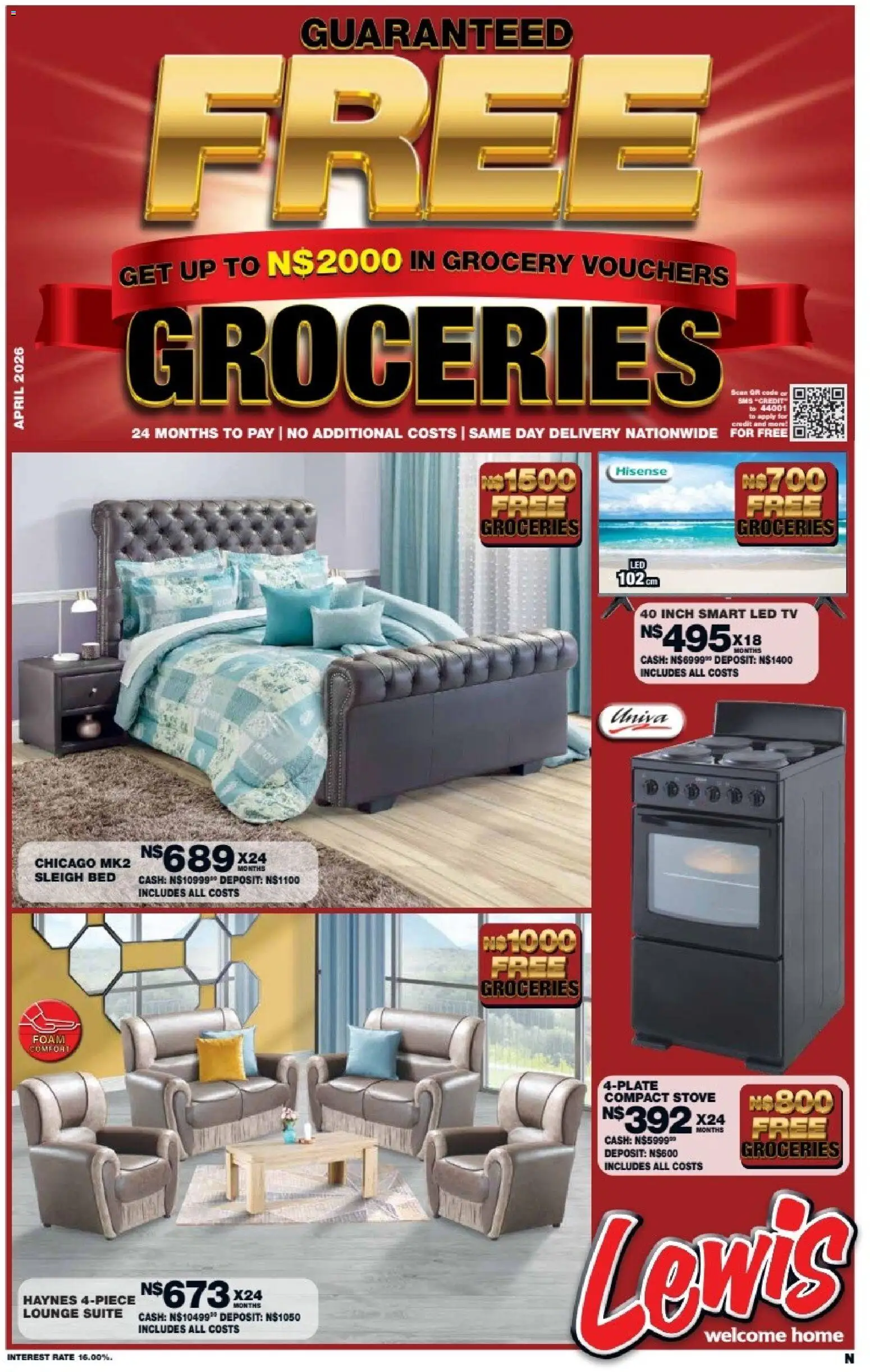 Preview of Lewis Stores flyer valid from 13/04/2026
