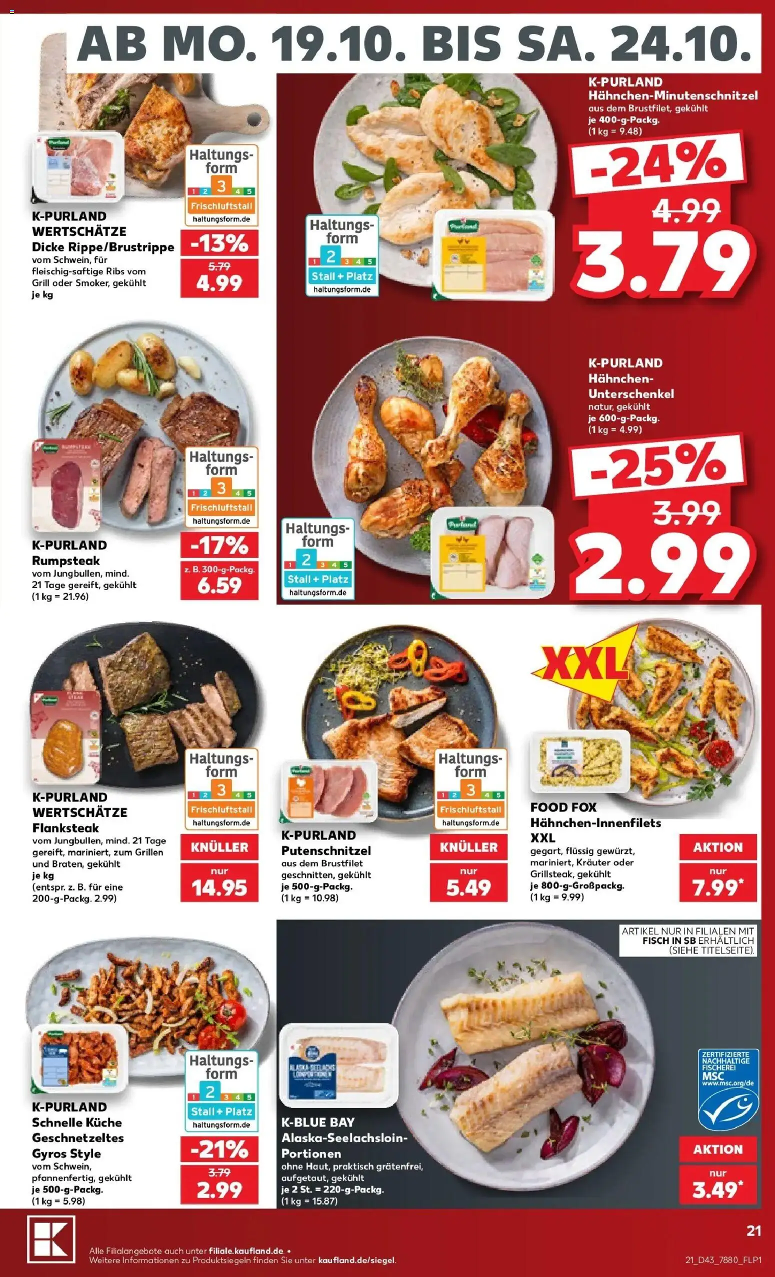 Vorschau von dem Prospekt des Geschäftes Kaufland, gültig ab dem 19.10.2026