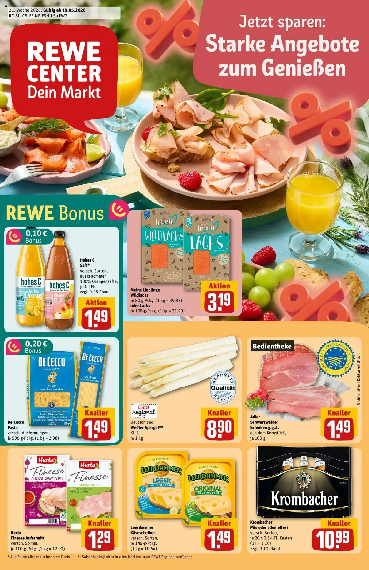 Vorschau von dem Prospekt des Geschäftes Rewe, gültig ab dem 17.05.2026