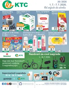 Pregled letka KTC Katalog trgovine KTC vrijedi od 01.07.2026