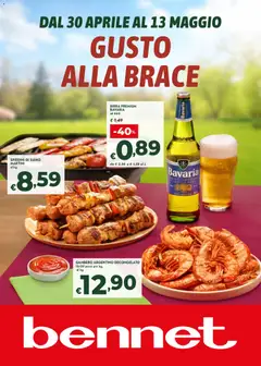 Anteprima dell'opuscolo bennet volantino Gusto alla Brace dal negozio bennet valido da 30/04/2026