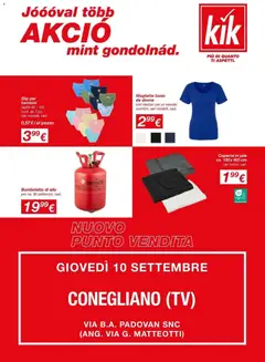 Anteprima dell'opuscolo KiK volantino Conegliano dal negozio KiK valido da 07/09/2026