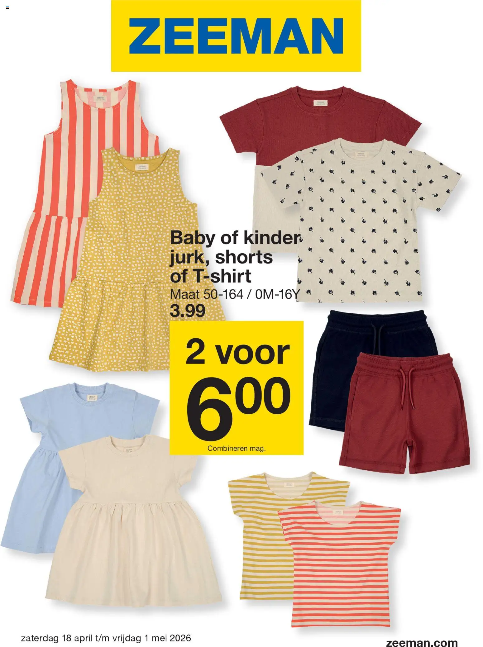 Voorbeeld van Zeeman folder van winkel Zeeman geldig vanaf 18-04-2026 - Kinder