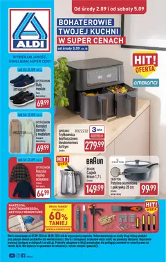 Pogląd gazetki "Aldi gazetka - Hity od Środy i od Soboty" ze sklepu Aldi ważnej od 02.09.2026