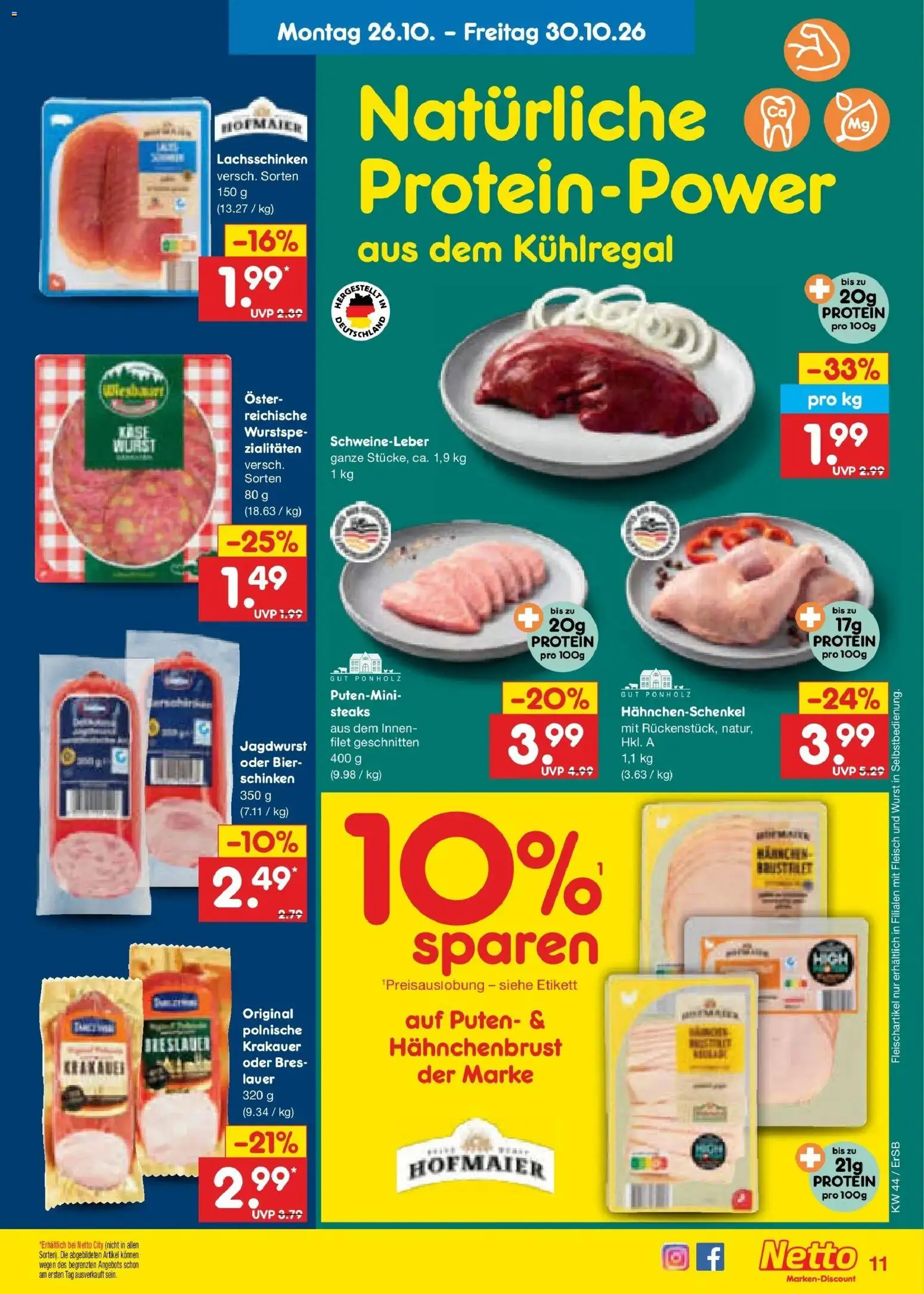 Vorschau von dem Prospekt des Geschäftes Netto Marken-Discount, gültig ab dem 26.10.2026