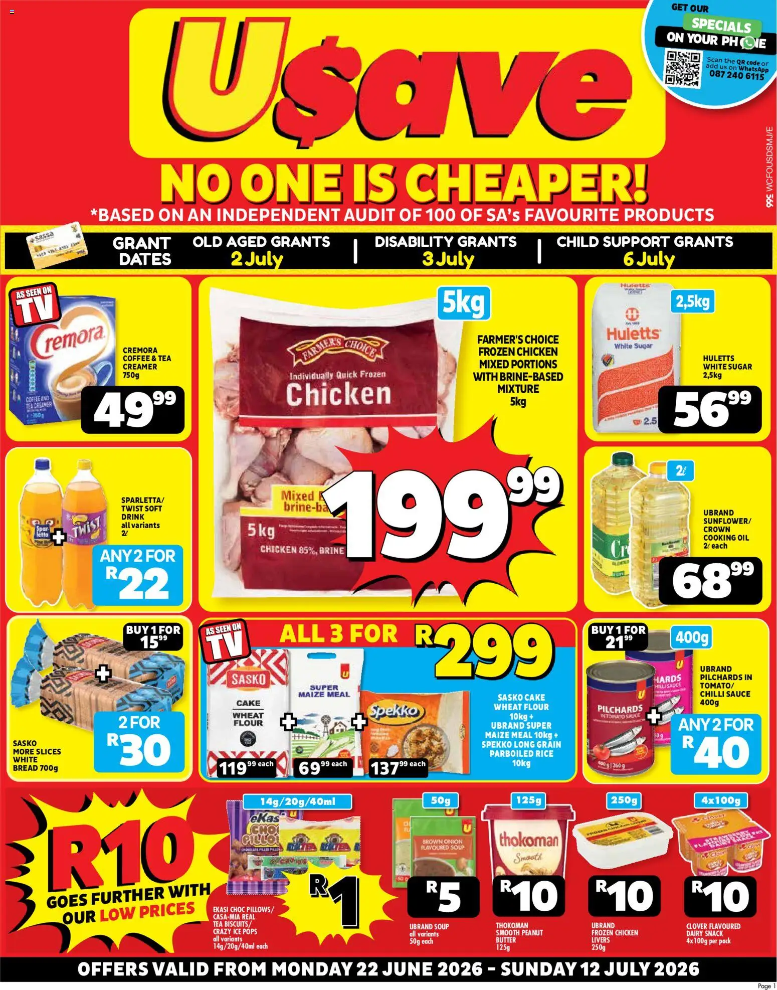 Preview of Usave flyer valid from 22/06/2026