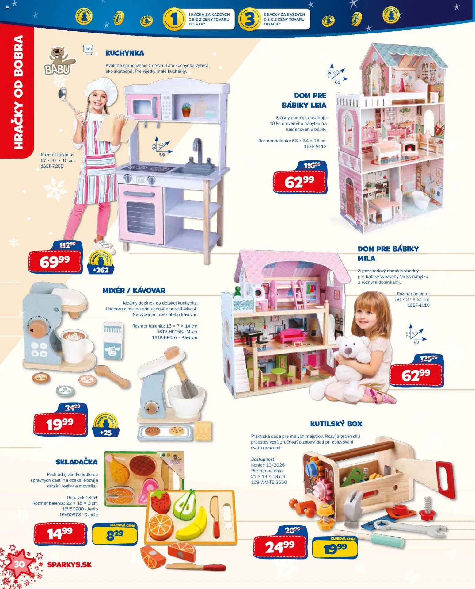 Náhľad ALLTOYS letáku platného od 06.10.2026 - Kávovar, Hračky, Ovocie, Kačka, Mila, Mixér