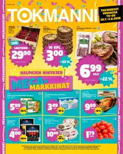 Kaupan Tokmanni Tokmanni ruokatarjoukset esikatselu, voimassa 30/07/2026