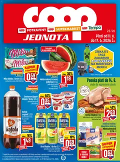 Náhľad COOP Jednota letáku platného od 11.06.2026