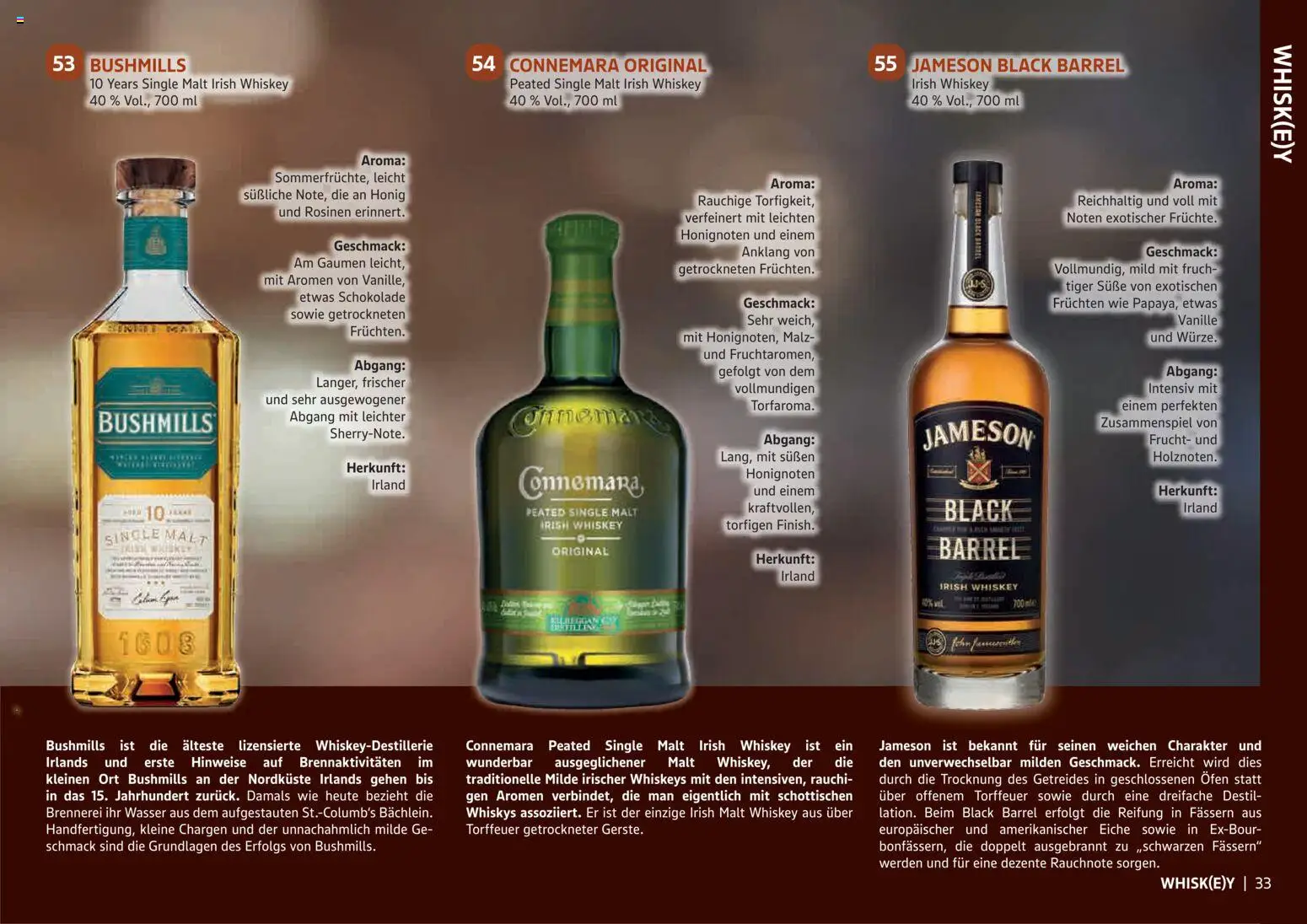 Vorschau von dem Prospekt des Geschäftes HERKULES, gültig ab dem 29.10.2026 - Wasser, Schokolade, Ofen, Whiskey, Vanille, Rosinen, Jameson, Jameson Black Barrel