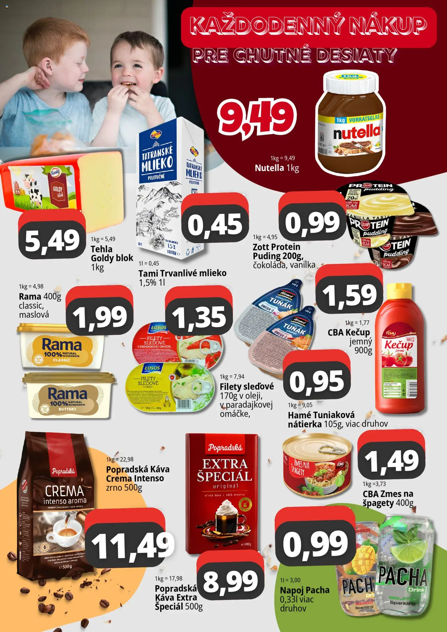 Náhľad CBA Komfos letáku platného od 01.09.2026