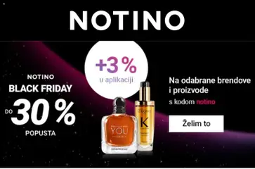 Pregled letka Notino trgovine Ponude vrijedi od 22.06.2026
