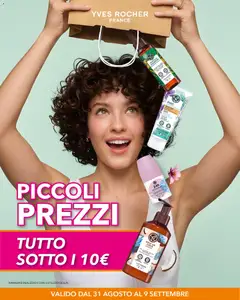 Anteprima dell'opuscolo Yves Rocher catalogo Piccoli Prezzi dal negozio Yves Rocher valido da 31/08/2026