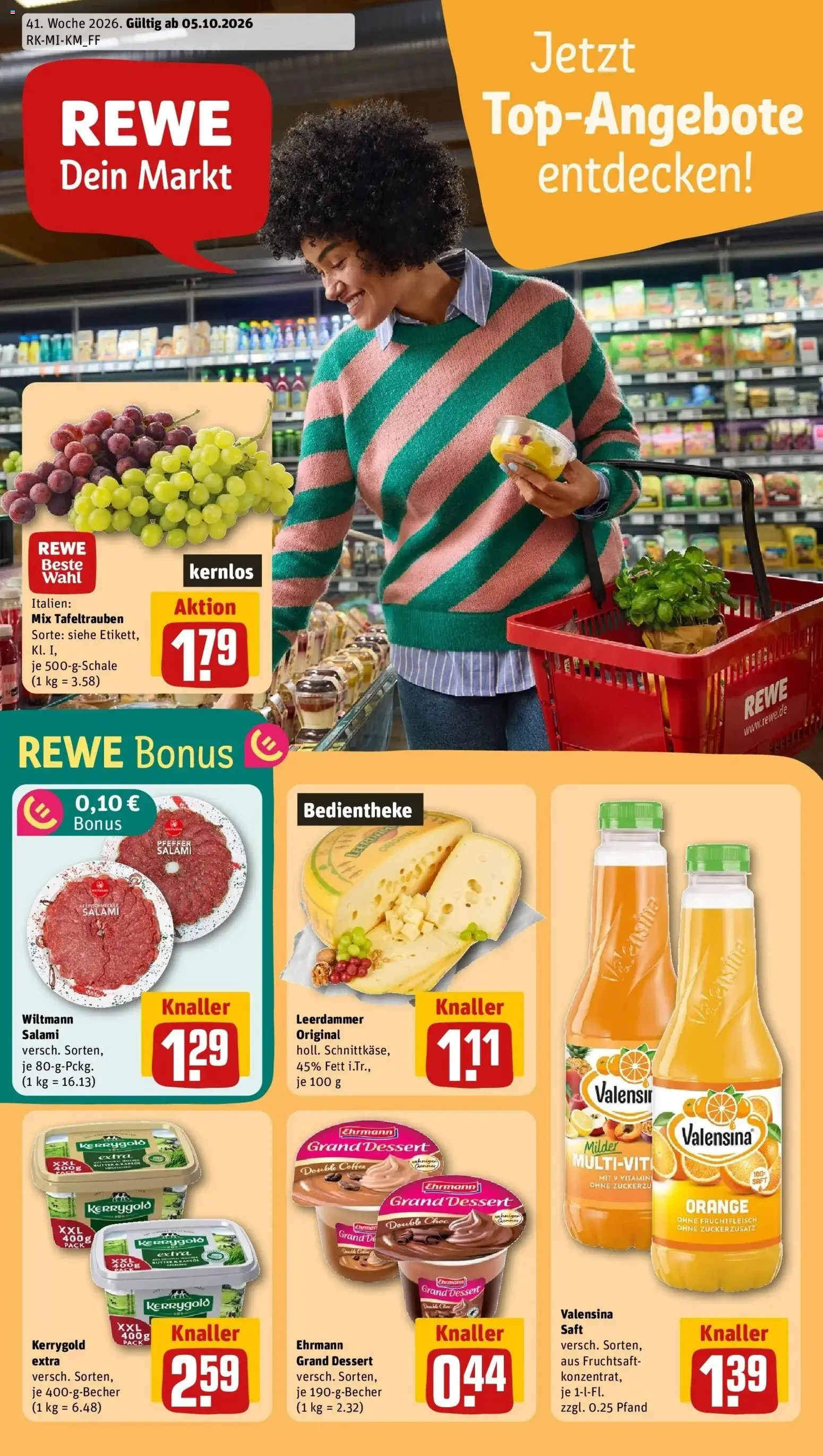 Vorschau von dem Prospekt des Geschäftes Rewe, gültig ab dem 05.10.2026