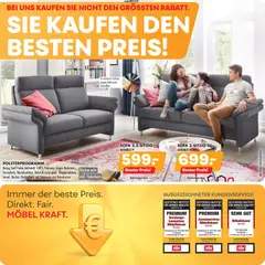 Vorschau von dem Prospekt des Geschäftes Möbel Kraft, gültig ab dem 25.09.2026