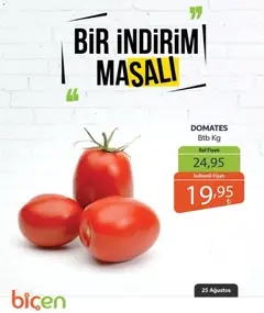 Biçen Market Biçen Market - Bir İndirim MaSalı - sebze 25.08.2026 - Broşürünün önizlemesi