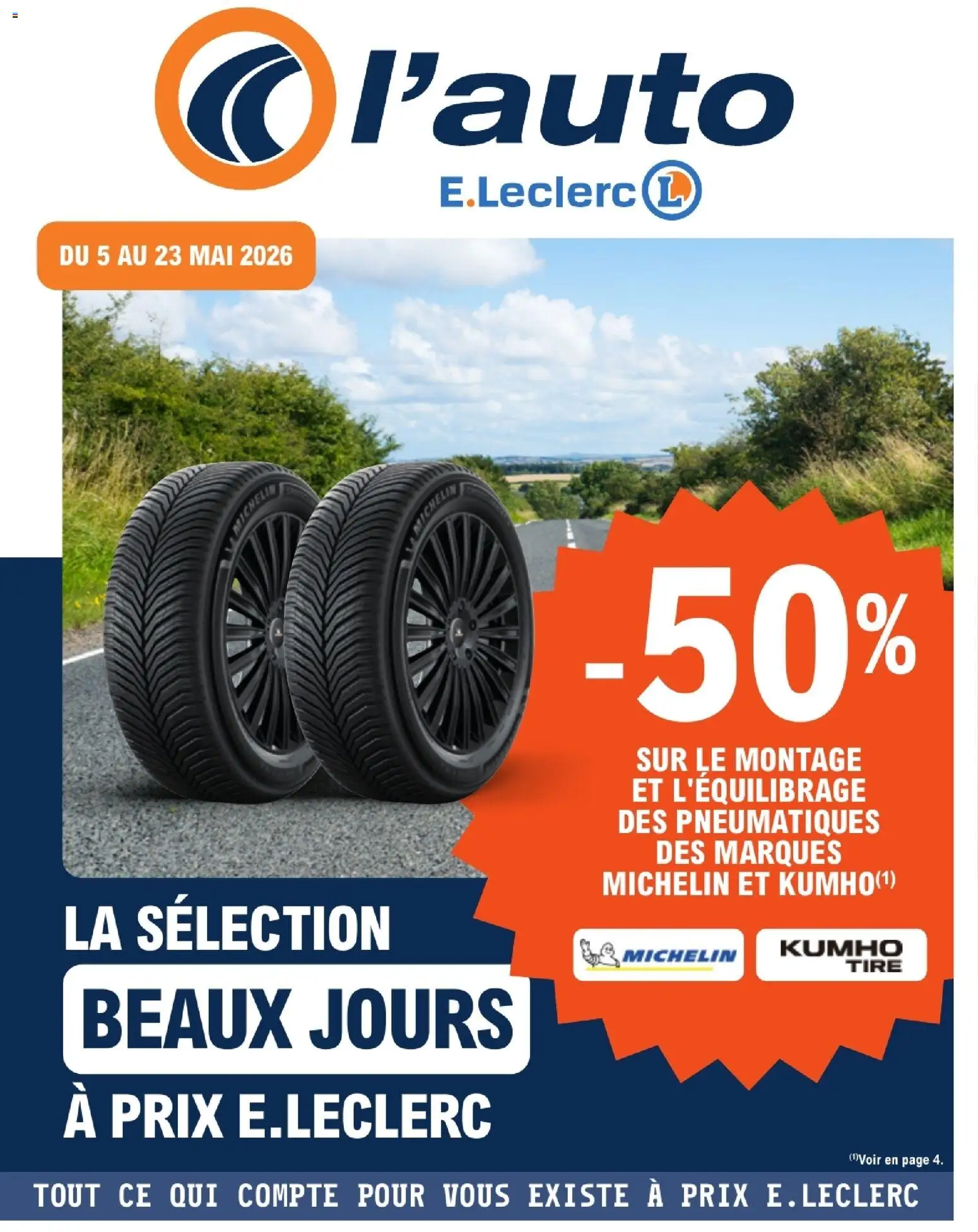 Prévisualisation de E.Leclerc l'auto du magasin E.Leclerc formulaire valide 05/05/2026
