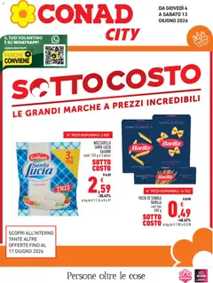 Anteprima dell'opuscolo Conad volantino City Piemonte dal negozio Conad valido da 04/06/2026
