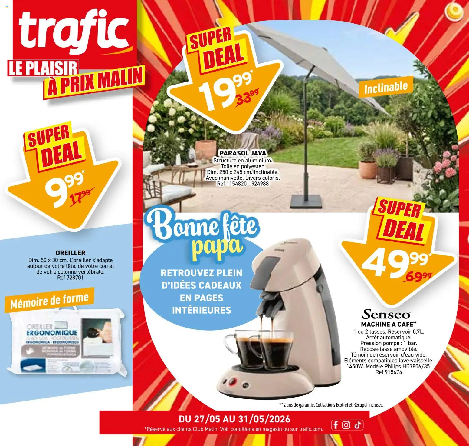 Voorbeeld van Trafic Publicité van winkel Trafic geldig vanaf 27/05/2026
