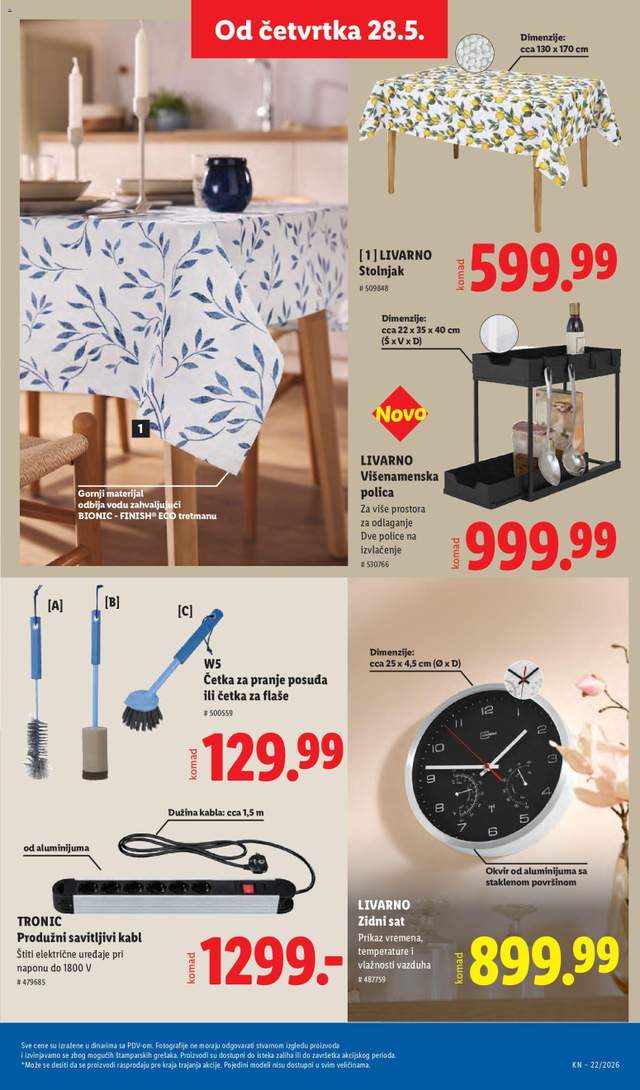 Novi Lidl katalog od 28.05.