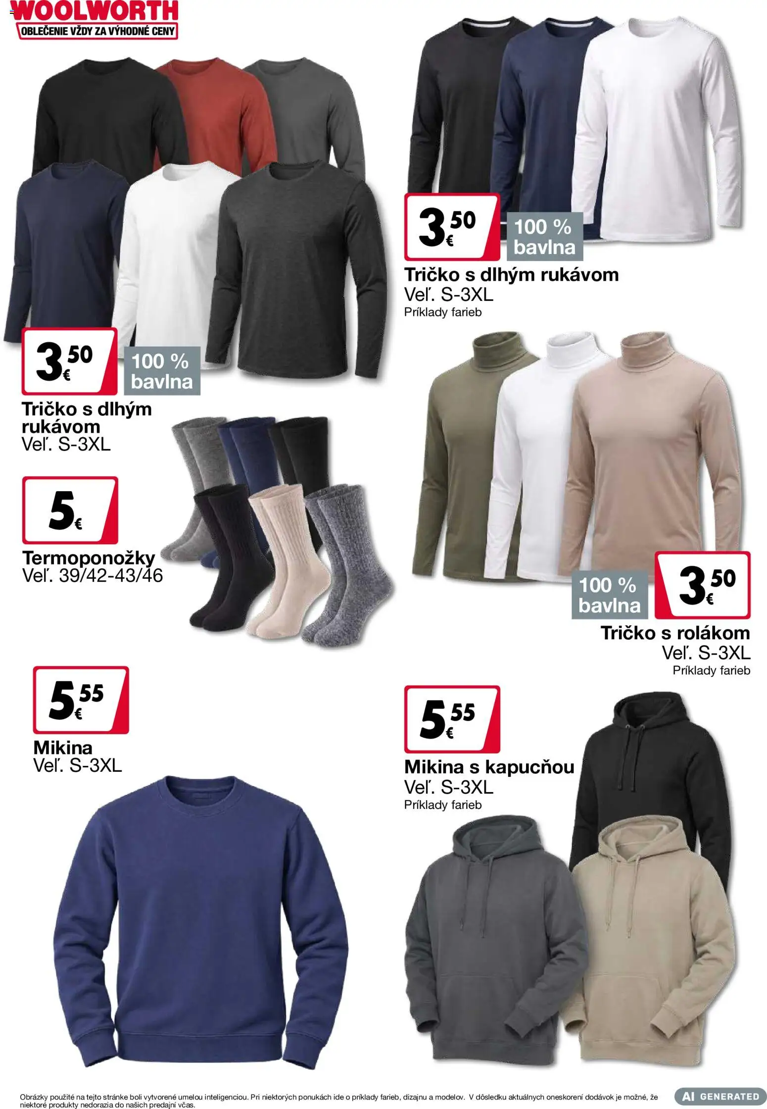 Náhľad Woolworth letáku platného od 02.10.2026 - Mikina, Tričko