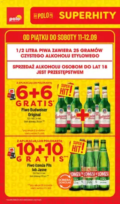 Pogląd gazetki "POLOmarket gazetka - Super Hity" ze sklepu POLOmarket ważnej od 11.09.2026