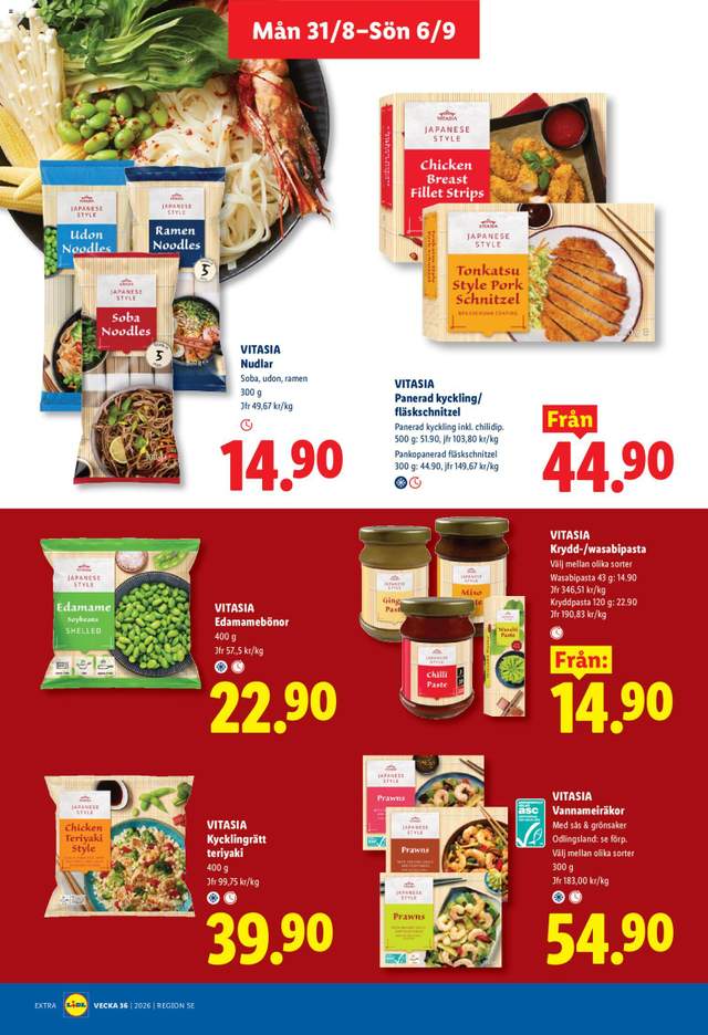 Nytt Lidl reklamblad från 31/08