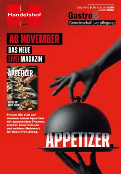Vorschau von dem Prospekt des Geschäftes Handelshof, gültig ab dem 01.10.2026