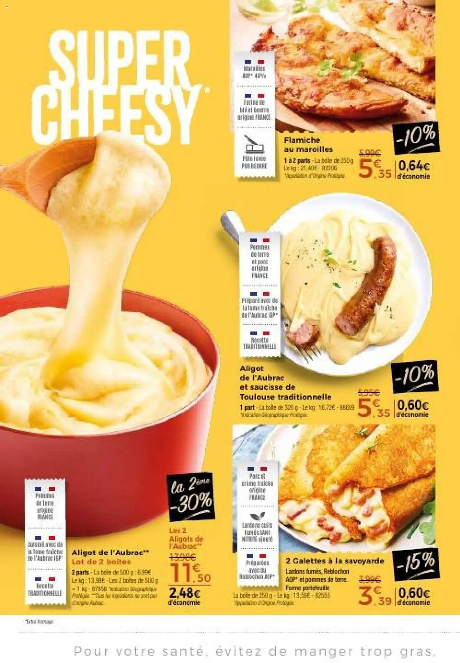 Prévisualisation de Thiriet catalogue du magasin Thiriet formulaire valide 24/08/2026 - Aligot, Reblochon, Maroilles, Saucisse, Saucisse de Toulouse, Lardons