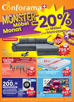 Vorschau des Merkblatts Conforama aktionen vom Shop Conforama gültig von 14.10.2026 bis 27.10.2026