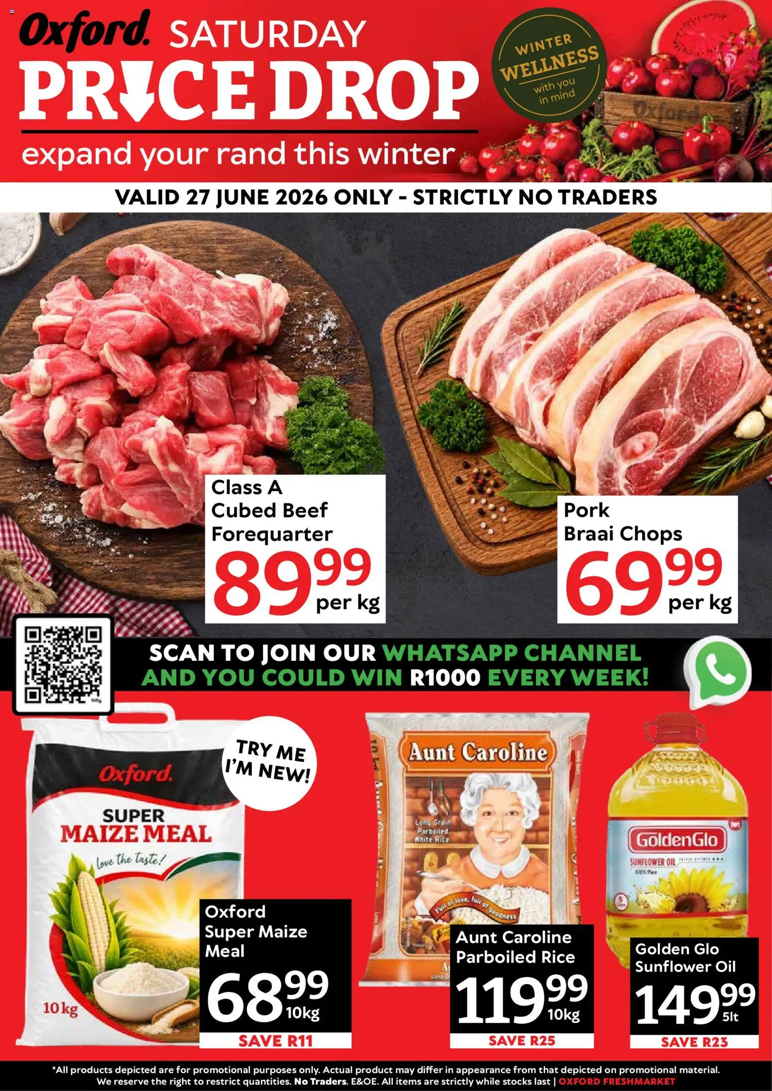 Preview of Oxford Freshmarket flyer valid from 27/06/2026