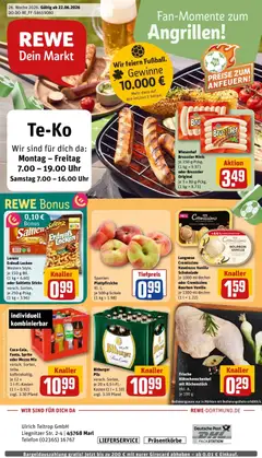 Vorschau von dem Prospekt des Geschäftes Rewe, gültig ab dem 21.06.2026
