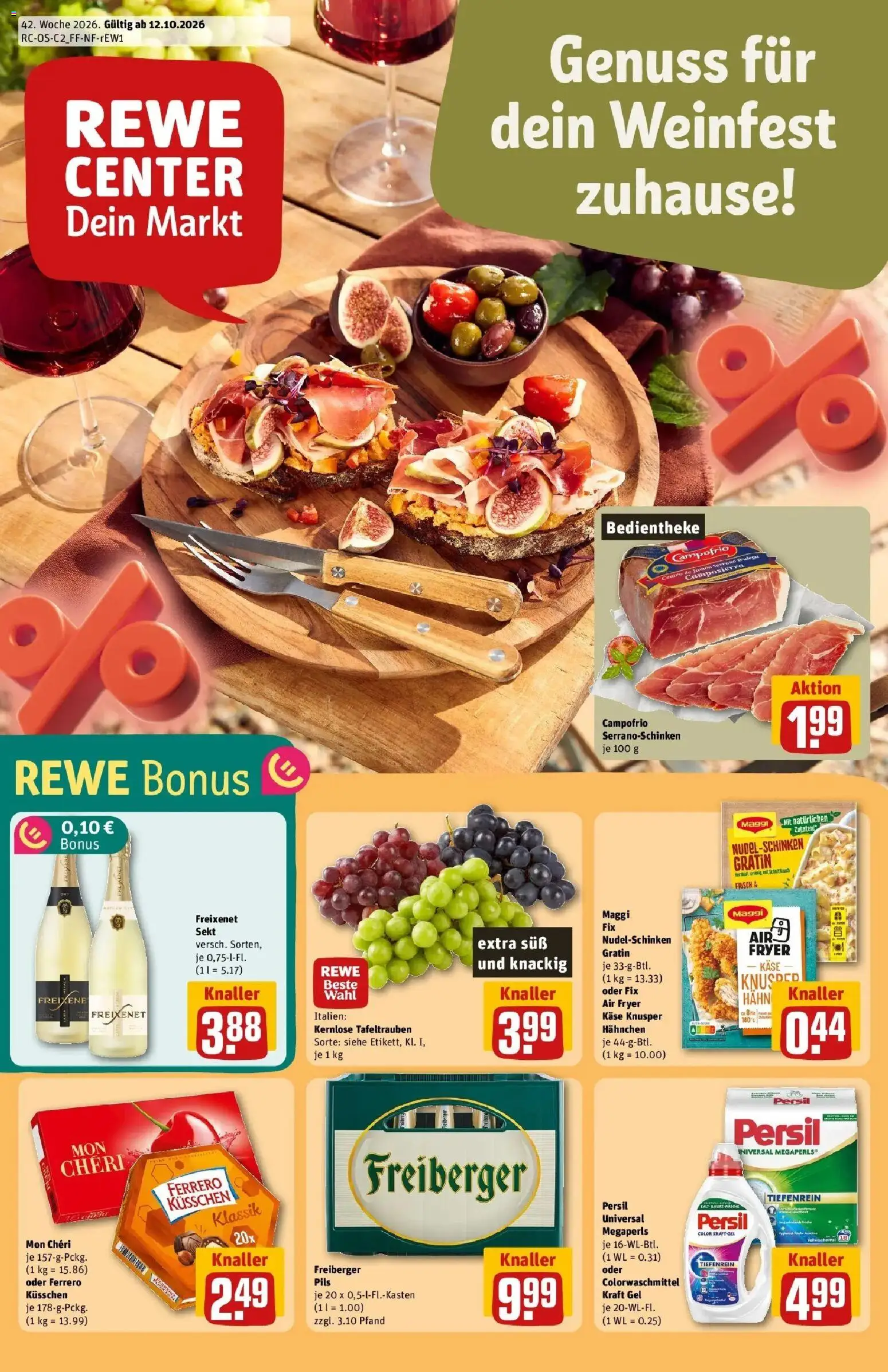 Vorschau von dem Prospekt des Geschäftes Rewe, gültig ab dem 12.10.2026