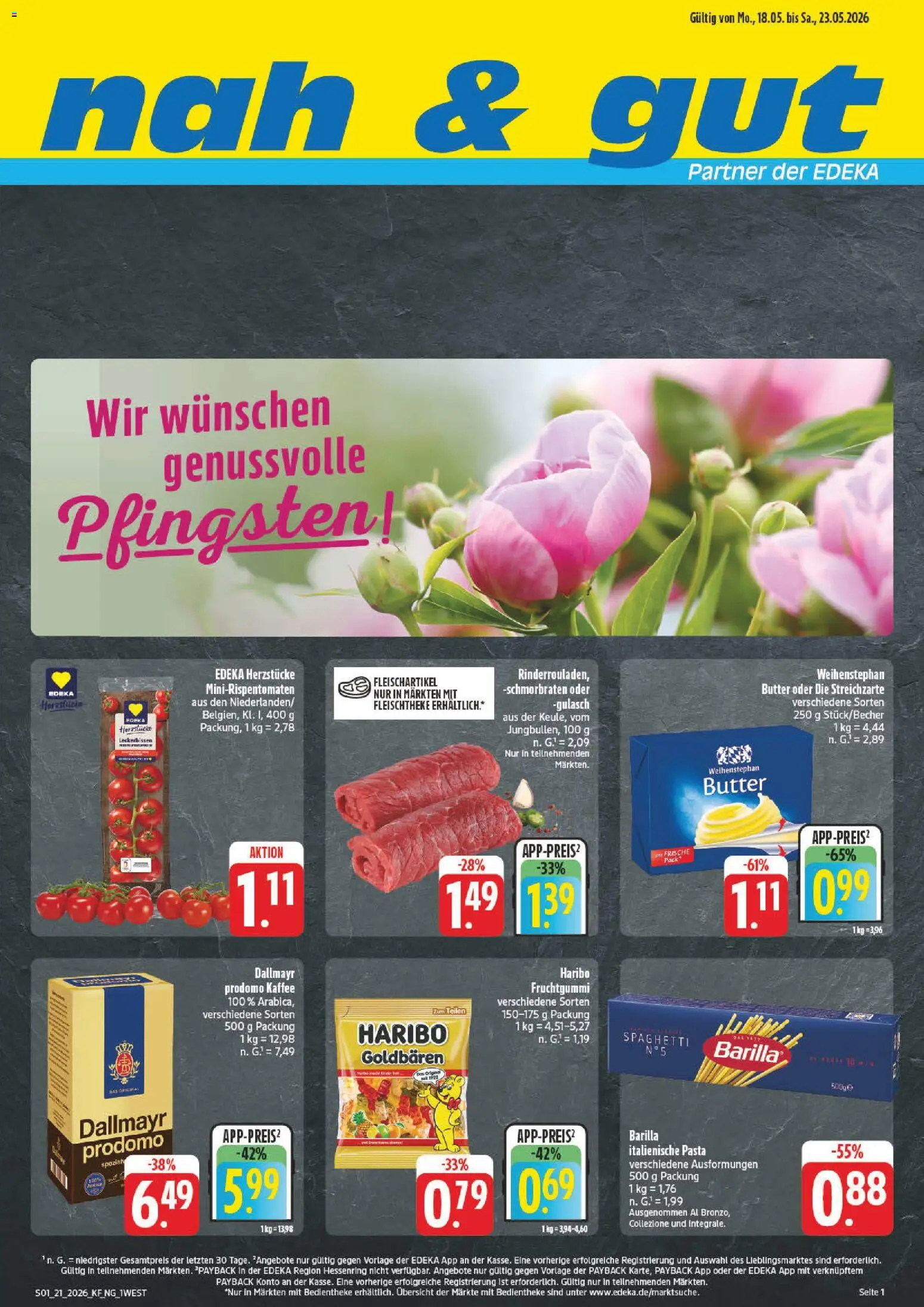 Vorschau von dem Prospekt des Geschäftes nah & gut, gültig ab dem 18.05.2026