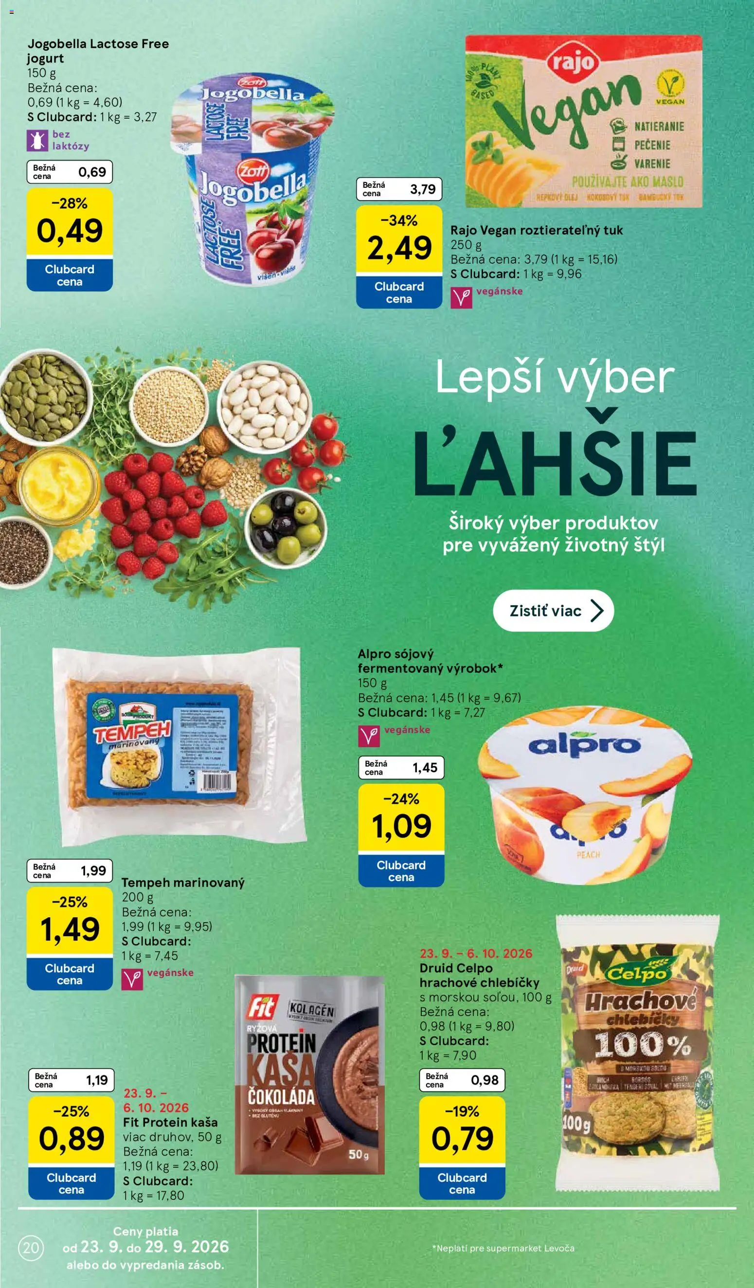 Náhľad Tesco letáku platného od 23.09.2026